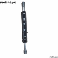 MOLIH Thread Plug Gauge, Hex Handle Double Ends Measurement Hand Tool, Precision M6*1.0 6H Tolerance