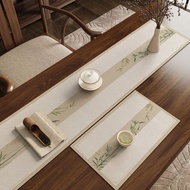 New Chinese Style Coffee Table Tablecloth Classical Chinese Style Table Runner Zen Tea Table Tea Mat