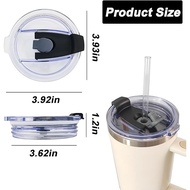 Tumbler Lid Compatible for 40oz Stanley Cup Replacement Lids Fit for Stanley Adventure Quencher Trav