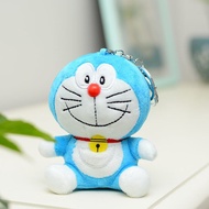 Smile Doraemon การ์ตูนตุ๊กตาตุ๊กตาพวงกุญแจตุ๊กตาของเล่นตุ๊กตา10ซม.