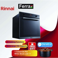 Rinnai RO-E6208TA-EM Built-in Oven 60CM 70L / Rinnai Oven ROE6208TAWM 70L