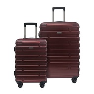 HUSH PUPPIES LUGGAGE Hardcase Luggage HP69-4027, Maroon, 20" +25"