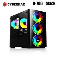 YGT PC Case Tempered Glass MATX Gaming Desktop Case B-706 Computer Case