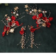 JP KANA SET Chinese New Year hairpin Sangjit hairpin Chinese hairpin headpiece oriental engagement C