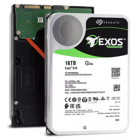 wholesale NEW 16TB Exos X18 7200 RPM SAS 12 Gb/s 256MB Cache 512e/4Kn 3.5-inch Enterprise Internal H
