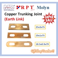 【Super Sales 】Copper Trunking Joint / Copper Earth Link