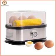 Abo  Stainless Steel Egg Cooker With Auto Shut Rapid Eggs Cooker Electric 6 Egg Capacity Boiled Corn