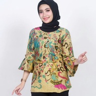 top sale blouse batik - atasan batik wanita - batik blouse halus