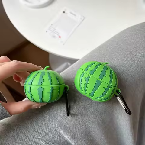Case For Samsung Galaxy Buds 3 3 Pro Headphone Cases For Samsung Buds 2 Pro FE Live 3D Watermelon De