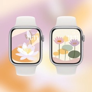 能量壁紙系列 |智能手表 智慧穿戴 壁紙|A0013 蓮花 安然靜心