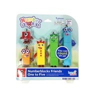 Learning Resources Numberblocks Friends One to Five Figure Set by hand2mind- Age 3+, Math, Numbers