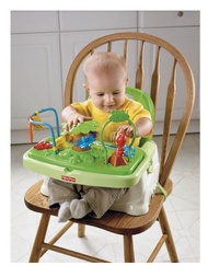 เก้าอี้เด็ก Fisher-Price Busy Baby Booster สำหรับพกพา มาพร้อมของเล่น