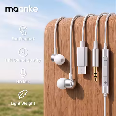 Type C Headphones For Samsung Galaxy S26 S25 S24 S23 Ultra Wired Earphones A57 A56 A55 A35 Z Fold 5G