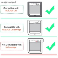 [rangevoyage2] 6 In 1 Portable 3DS Game Storage Case NDS Box 2DS Game Card Holderpatible With DS Lit