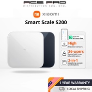 Xiaomi Smart Scale S200 | MY | High-Precision Sensors | Multifunctional Use | Comprehensive Health M