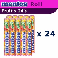 Mentos roll 24pcs *..fruit candy