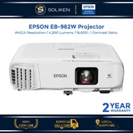 Epson EB-982W WXGA 3LCD 4200 lumens Projector
