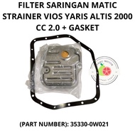 AUTOMATIC STRAINER FILTER AT VIOS YARIS ALTIS 2000CC 2.0 + PACKING 35330-0W021 (3 MONTHS WARRANTY)
