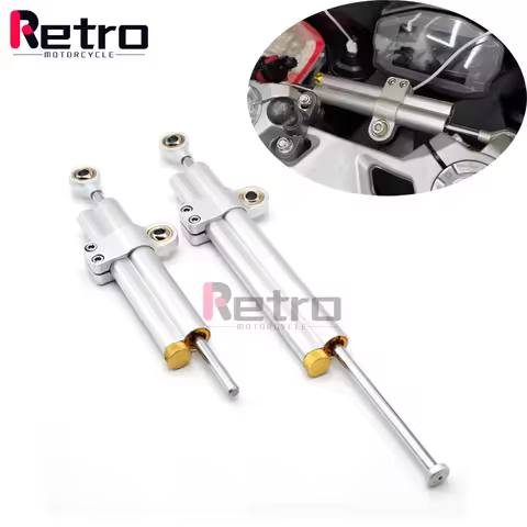 Adjustable Steering Damper Stabilizer for Honda MSX125 Grom/SF CMX300 CMX500 Rebel CB650F CBR650F CB