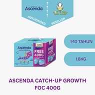 ASCENDA CATCH-UP GROWTH 1.6KG FOC 400G