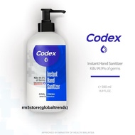 [KKM Approved] READY STOCK CODEX 70% Alcohol Instant Hand Sanitizer 100ML 500ML 1 Liter CODEX 酒精免洗手液