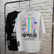 Top _ Korea Genuine Korean 2nd Archive XX Bear Reflective Full Color Titanium Short T A2843