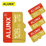 100% ของแท้ alunx Micro TF 64GB SD Card 128GB 32GB Class 10รองรับโทรศัพท์มือถือ UAV etc การ์ดหน่วยความจำ16GB 8G แฟลชการ์ด