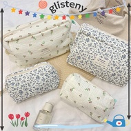 GLISTENY Cosmetics Bag, Begonia Flower/Rose Floral Print Makeup Bag, High Quality Handheld Handbag H