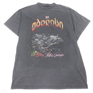 全新未使用商品 □ BALENCIAGA 25SS 811688 Tbilisi 超大T卹 復古水洗短袖T卹 炭灰色 4碼 正品 男款