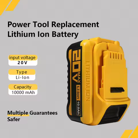 For Dewalt 20V DCF845 DCF892 Lithium-Ion Battery For Dewalt 21700 20V 6Ah-10Ah Tools Battery DCB206 