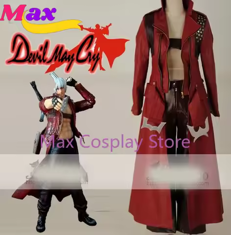 Anime Game Devil May Cry 3 Dante Wallpaper Virgil Cosplay Costume Server