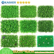 แผงหญ้าเทียม หญ้าเทียม หญ้าติดผนัง40×60cm กำแพงสวนรั้วต้นไม้ปลอม ติดระแนง สำหรับตกแต่งสวน หญ้าตกแต่ง