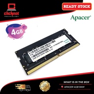 Apacer RAM 4GB / 8GB /16GB DDR4 2666 (Laptop)