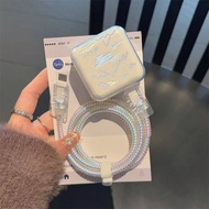 Suitable for Apple 17Pro/iPhone16promax Apple 40W Charger Protective Case Apple 15 Simple ins