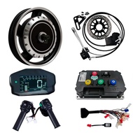 QS273 16inch 5000W 72V V2 Electric Motorcycle Motor Conversion Kits with Fardriver Controller ND7253