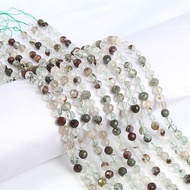 Green phantom quartz quartz Green Beads Loose Beads In Stock Beading DIY Quartz Natural Stone Jewelr
