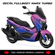 Latest NMAX TURBO Decal NMAX TURBO Sticker - NEO 2024 Fullbody_BUNGLON NMAX TURBO Variation Sticker