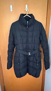 購自韓國 99% New SPAO 中碼黑色羽絨外套