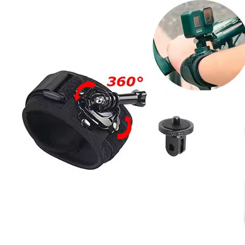 360 Rotation Hand Strap Mount for DJI Osmo 360 /Osmo Nano Wrist Strap Mount for Insta360 X5 X4 DJI A