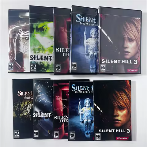 Silent Hill Series PS2 COPY Burn Disc with Manual Game Unlock Console Optical Driver Retro Video Gam