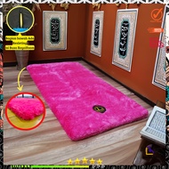 Rasfur Fur Prayer Rug 115x65x4.5cm/ premium Prayer Rug with Kaaba Kaaba non-slip/