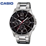 Casio 💯(Ori) MTP-1374D-1A Silver Stainless Steel with Multifunction MTP-1374