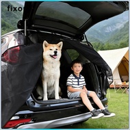 fixory SUV Tailgate Mesh Screen for Camping Protection Cover Trunk Net Car Tailgate Tent Shade Mesh 