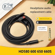 For  HD650 HD600 HD580 HD660S Headphones Compatible 3.5mm Audio Cable- Long Coppers Replacement Wire