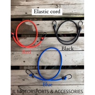 Elastic cord / Tali Spring / Tali Motor / Motor Rope / Tali Ikat Barang / Tali Getah / Spring Rope With Hook End