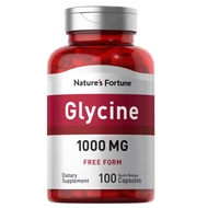 Glycine, 1000 mg, 100 Capsules, Gain Muscle, Energy, Endurance [Made in USA]