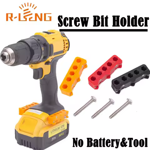 Magnetic Bit Holder Drill Bit Organizer 5 Spots Bit Screw Set For DeWalt 18V Power Tools Electrical 
