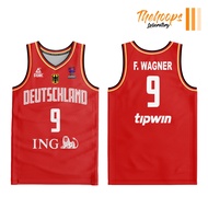 THL X EuroBasket Germany Fiba Basketball jersey  2022 Full Sublimation Jersey Basketball