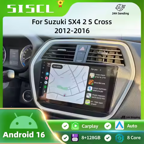 Android For Suzuki SX4 2 S Cross 2012-2016 Car Intelligent Systems Multimedia Video Player GPS DSP C