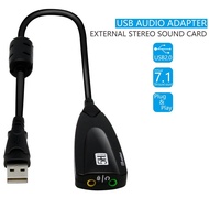 5HV2 USB 2.0 Virtual 7.1 Channel Audio External Sound Card Adapter
